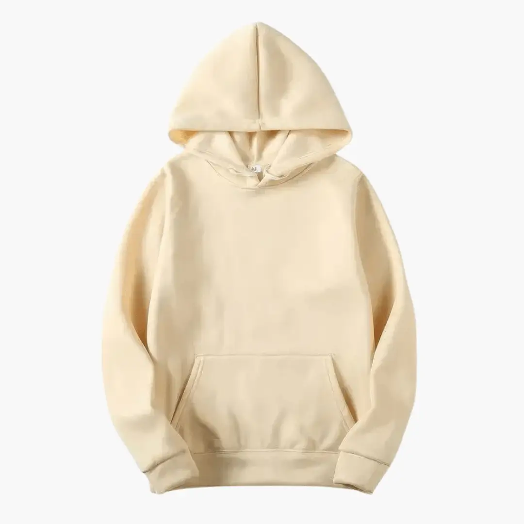 Women’s Fitted Hoodie by Wilfred Smith, cream color