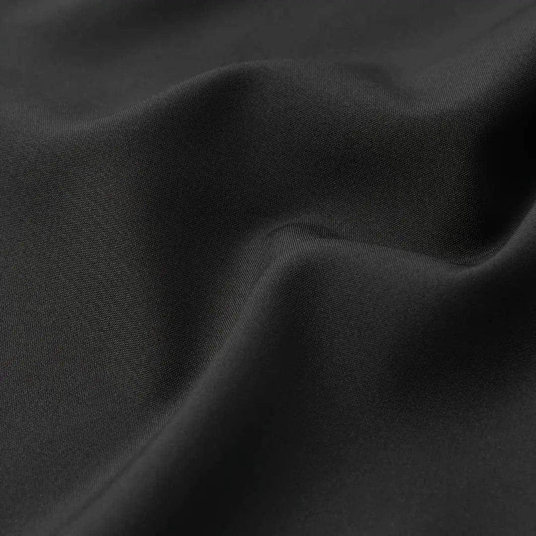 Men’s Joggers with straight legs and pockets, black fabric texture