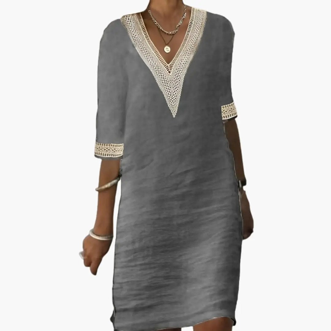 misses knee length dresses Women's 24seven Comfort Apparel Knee Length A-Line Dress, Size: XXL, Black