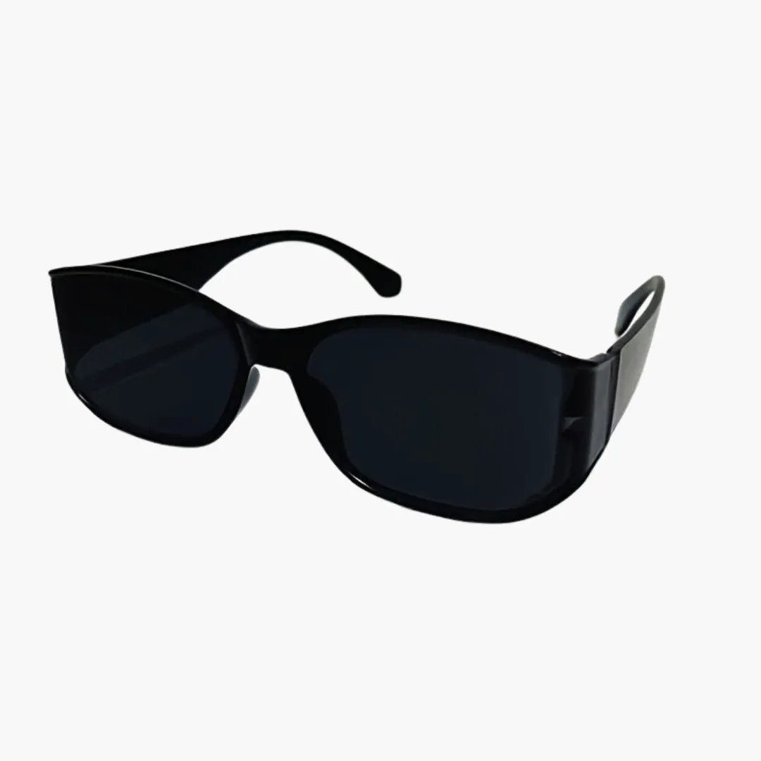Women's Sunglasses with wrap frame, black UV400 lenses